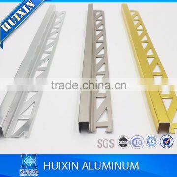 Flexible decorative aluminum corner tile trim ceramic tile stair nosing