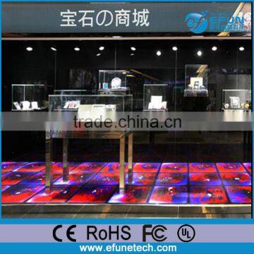 commercial decorative studded floor,led light interior decor liquid vinyl floor tile