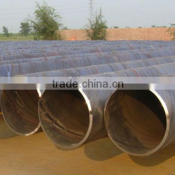 API 5L GRB large diameter spiral welded steel pipe, used in oil and gas projects