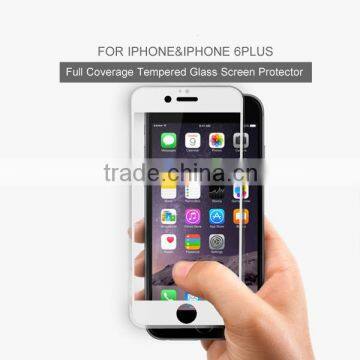 Factory supply 3D full coverage silicone border tempered glass for mobile phone