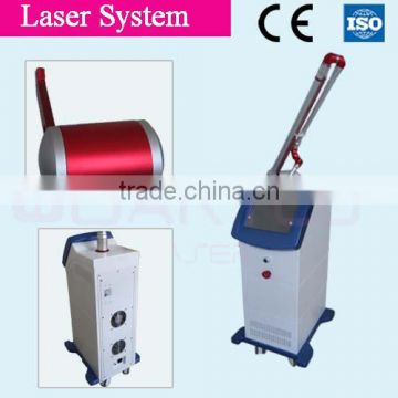 Portable/stationary Q switch 1064nm 532nm 1320nm Nd YAG 1064/532 laser tattoo removal/hair removal machine