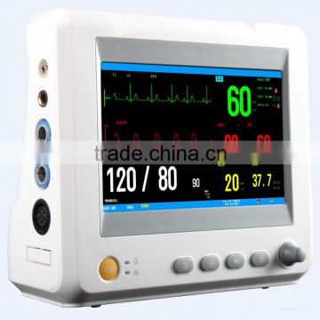 7 Inch ICU CCU Vital Sign Handheld Patient Monitor 6 parameter RPM-9000F optional ETCO2 by CE ISO approved