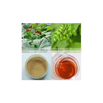 100% natural Ginseng root extract 5% ISO, GMP, HACCP, KOSHER, HALAL certificated.