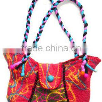 100 % Wool handmade felt bags/new model felt bag