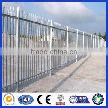 Price For W Profile Hot Dipped Galvanized Steel Palisade Fencing/Palisade Steel Fence