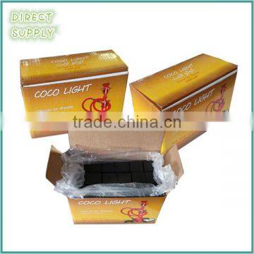 2015 flat cube charcoal for hookah/shisha