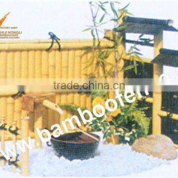 natural bamboo panel for garden decoration