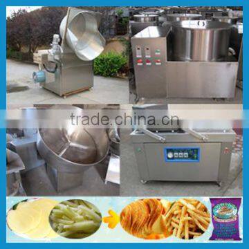150kg/h Snack Machine Semi Automatic Frozen Fried Potato Sticks Producing Factory/ French Fries Production Line