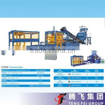 QT10-15 used mobile concrete block making machine for sale