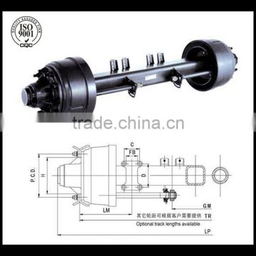 American Type Trailer Parts Manufacture Truck Axle For Sale