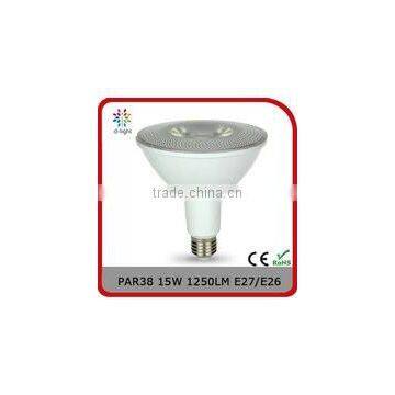 New design waterproof IP65 12W 15W E27 B22 PAR38 LED Light bulb