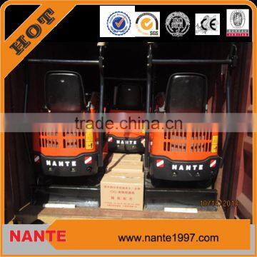 Nante Hydraulic Crawler Mini Excavator 1 Ton With CE for FARM photo-4