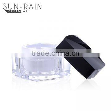 Beauty High Quality Empty Luxury Face Cream White Square Cosmetic Jar photo-2