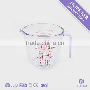 0600001 Plastic 600ml measuring cup with handle