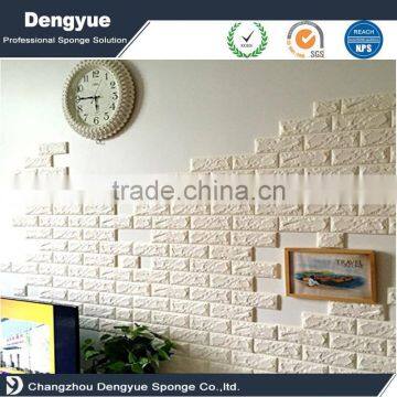 Strong stickiness Waterpoof wallpapers 3d home decoration Self-adhesive Panel PE 3D Wallpaper