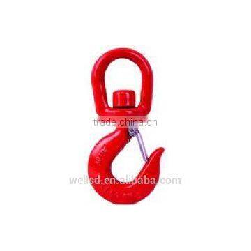 Hardware Accessories G80 Safety Red Swivel Hook