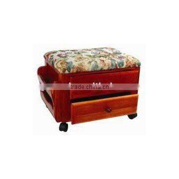 Foot Stool /w Two Drawers bigger