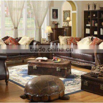 one seater | two seater | three seater | Modern sofa set made in genuine leather B400001