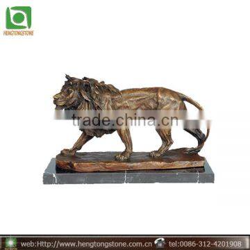 Bronze Brass Male Lion Statue