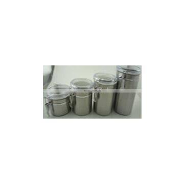 stainless steel storage canister