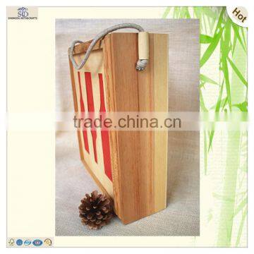 Mind Design Three Compartments Colored Pattern Wine Box photo-4