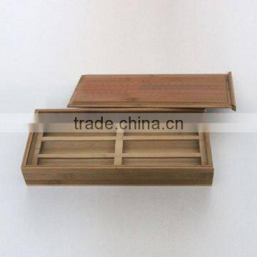 Customize Square Paulownia Tea Package Box, Crafts Torage Boxes photo-4
