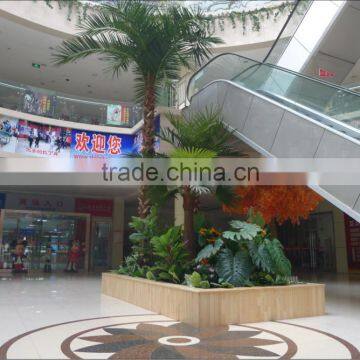 Artificial Palm Tree With Brown Bark Fiberglass Tree Sale Fake Tree Outdoor Decoration photo-5