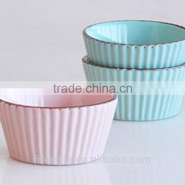 Ceramic Ramekin Bowl,Stoneware With Solid Color photo-6