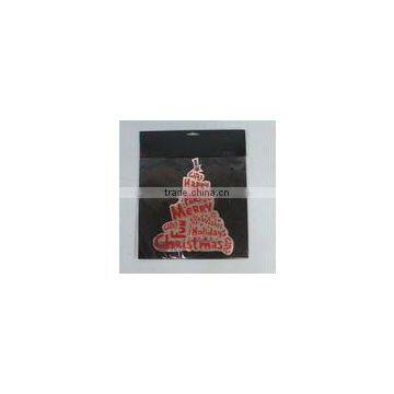 glitter mirror sticker christmas tree