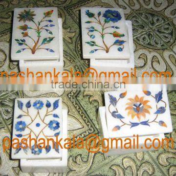 Marble Inlay Jewellery Box