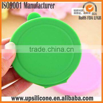 Custom logo Wholesale promotion silicone rubber souvenir pocket mirror