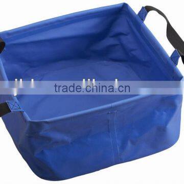 Good quality Camping Blue Folding Plastic Water carrier