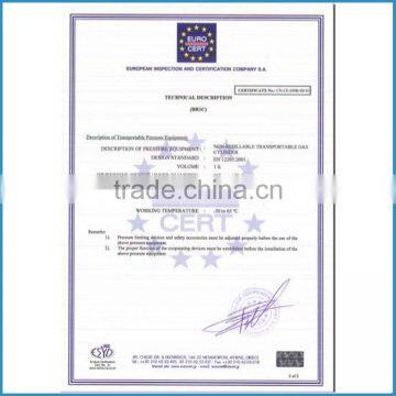 14.1oz Yellow Empty Steel Fuel Gas Tank photo-3