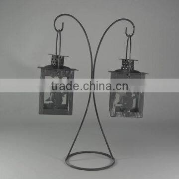 Metal Stand With Two Angel Lantern photo-4
