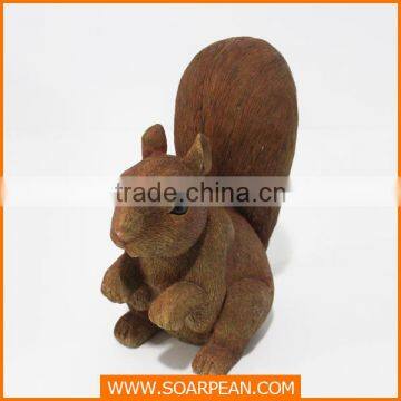 Wholesale Fake Fiberglass Painting Squirrel Statue photo-4