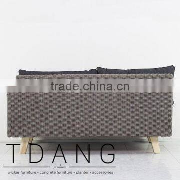 Torguta Left Hand Wicker Bench - Outdoor Conservation Furniture photo-5