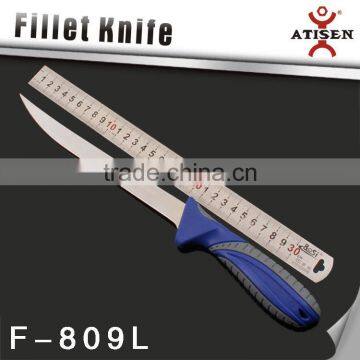 Hot Sale 3Cr14 Fillet Knife TPR+PP Handle With Sheath Fishing Knife Tools photo-2