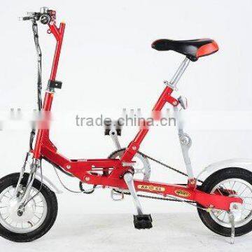 180W lightweight 12'' mini electric folding bike
