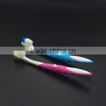 Top Quality Nylon Bristles for Adult Anti Bacterial Double Color Lovely Kids Toothbrushes photo-2