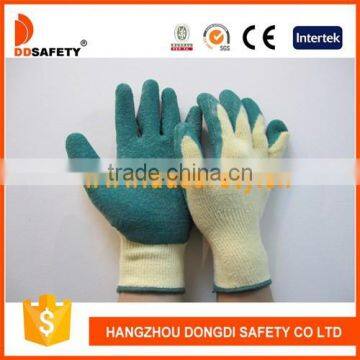 DDSAFETY Hot Sale 10 Gauge Knitted Cotton Gloves With Latex Coated And CE Working Gloves