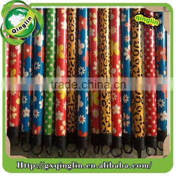 PVC Coated Wooden Stick for Broom Handle With Plastic Hook 120*2.2cm Pvc Coated Wooden Broomstick China Supplier photo-5