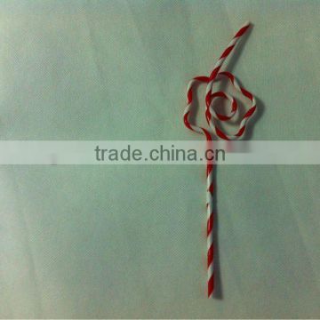 plastic flexible drinking straw