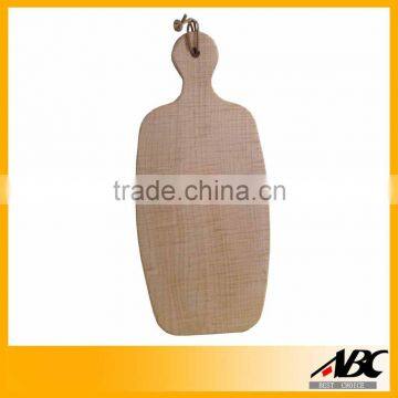 Food Safety Rubber Wooden Bread Board With Strap