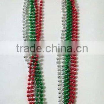 christmas bead necklace