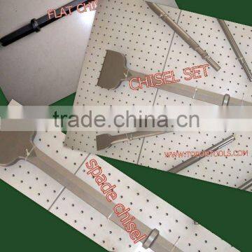 4pce SDS-plus shank chisel set