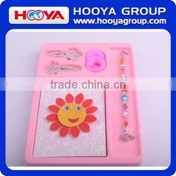 ST32055 Fabulous Notebook With Bracelet Hair Clip Hair Band Beautiful Design Students Gift Set photo-2