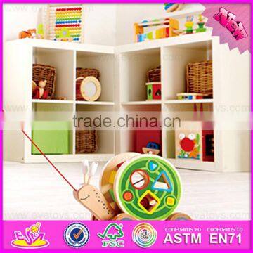 2016 Hot Sale Baby Wooden Snail Toy, Most Popular Kids Wooden Snail Toy W05B155 photo-2