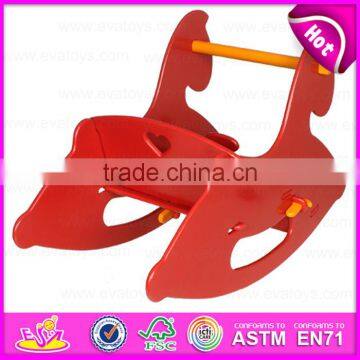 2016 Brand New Wood Rocking Horse, Kids' Rocking Horse, Lovely Wooden Rocking Horse W16D082A photo-3