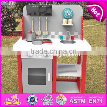 New Design Children Pretend Play Wooden Toy Kitchen Set W10C292 photo-3