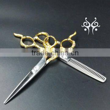 Special Handle Bull Type Hairdressing Scissors for Sale